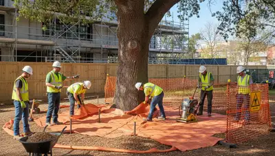 Root protection service for trees in San Antonio, TX by Tree Trimming San Antonio TX