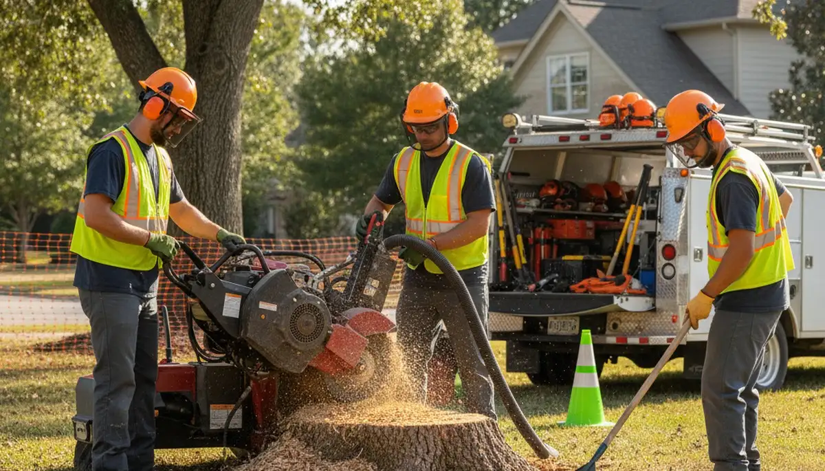 Stump removal service in San Antonio, TX by Tree Trimming San Antonio TX