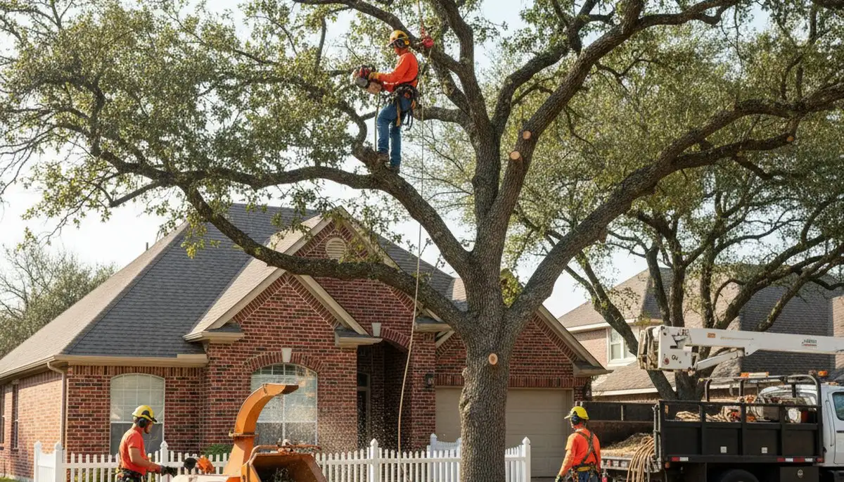 Professional tree trimming service in San Antonio, TX for residential and commercial properties